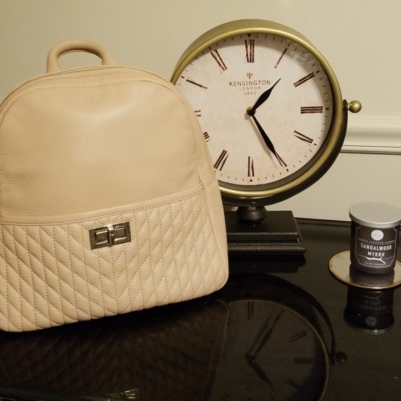 Karl Lagerfeld Handbags - Karl Lagerfeld Leather Paris Backpack NWOT  11"x5"x12"   ♣️❤HOST PICK!! ❤5/1/19